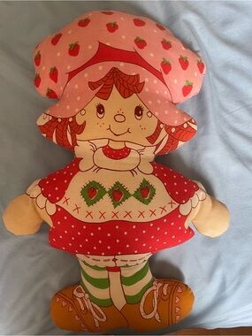1980s Strawberry Shortcake Cut & Sew Pillow